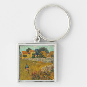 Bauernhaus Vincent van Goghs   in Provence, 1888 Schlüsselanhänger