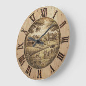 Bauernhaus-Wanduhr Große Wanduhr (Winkel)