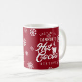 Bauernhaus Weihnachten Custom Familie Hot Cocoa Kaffeetasse (VorderseiteRechts)