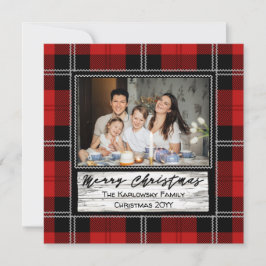 Bauernhaus Weihnachten Kariert, Ein Foto