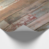 Bauernhaus Western Stallholz Geschenkpapier (Ecke)