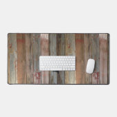Bauernhaus Western Stallholz Schreibtischunterlage (Tastatur & Maus)