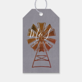 Bauernhaus Windmill Rustikale Brauerei Hochzeit Geschenkanhänger