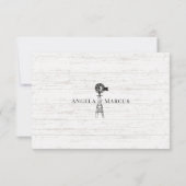 Bauernhaus Windmühle Antwort Einladung (Rückseite)