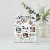 Bauernhaus Wreath Foto Collage Weihnachten (Stehend Vorderseite)