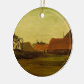 Bauernhäuser in Loosduinen in der Nähe von Den Haa Keramik Ornament (Links)