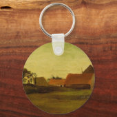 Bauernhäuser in Loosduinen in der Nähe von Den Haa Schlüsselanhänger (Vorderseite)