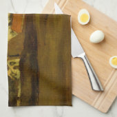 Bauernhäuser Loosduinen Haag von Vincent van Gogh Geschirrtuch (Viertel Falte)