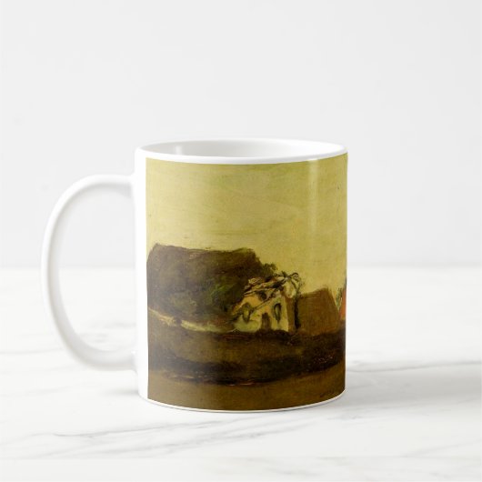 Bauernhäuser Loosduinen Haag von Vincent van Gogh Kaffeetasse (Links)
