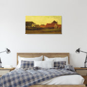 Bauernhäuser Loosduinen Haag von Vincent van Gogh Leinwanddruck (Insitu (Schlafzimmer))