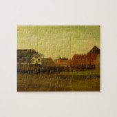 Bauernhäuser Loosduinen Haag von Vincent van Gogh Puzzle (Horizontal)