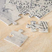 Bauernhäuser von Hillside - Caspar David Friedrich Puzzle (Seite)
