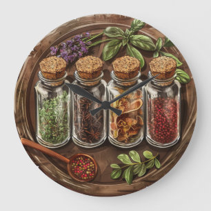 Bauernhausstil Koch Wall Clock Große Wanduhr