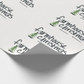 Bauernheirat Geschenkpapier (Ecke)