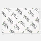 Bauernheirat Geschenkpapier Set (Vorderseite 3)