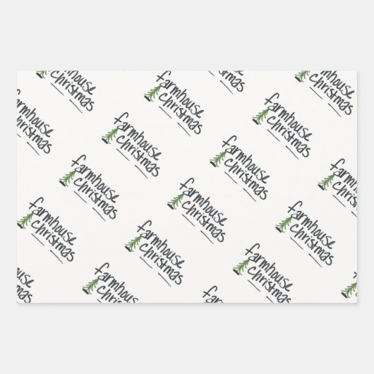 Bauernheirat Geschenkpapier Set (Vorderseite 3)