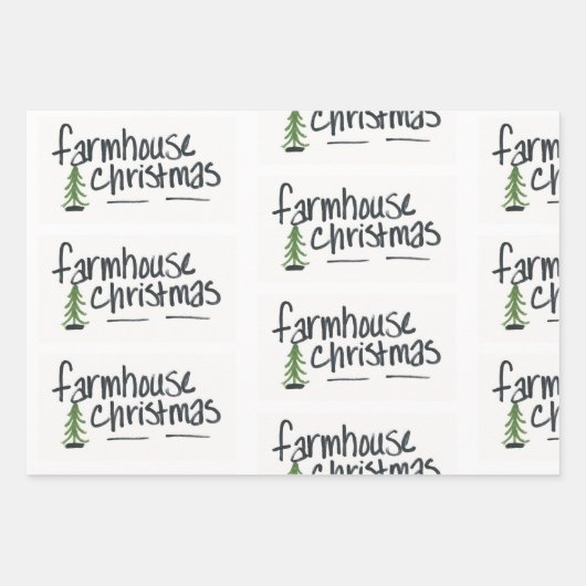 Bauernheirat Geschenkpapier Set (Vorderseite 2)