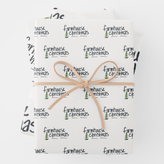 Bauernheirat Geschenkpapier Set (Beispiel)