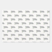 Bauernheirat Geschenkpapier Set (Vorderseite)