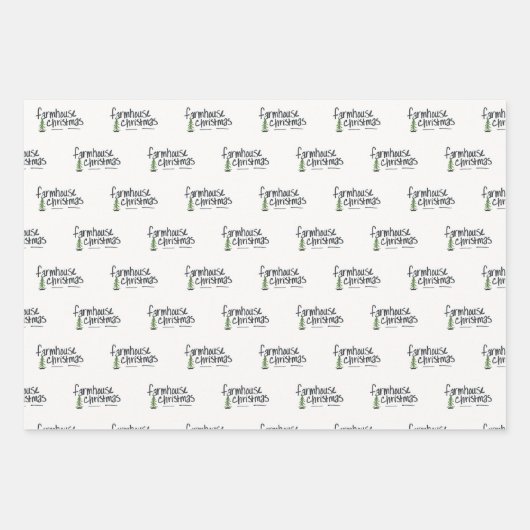 Bauernheirat Geschenkpapier Set (Vorderseite)