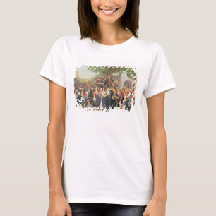 Bauernhochzeit in Niederösterreich (Öl auf Leinwan T-Shirt