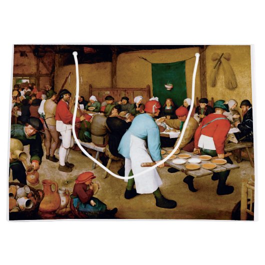 Bauernhochzeit, Pieter Bruegel Große Geschenktüte (Vorderseite)