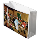 Bauernhochzeit, Pieter Bruegel Große Geschenktüte (Vorderseite Schrägansicht)