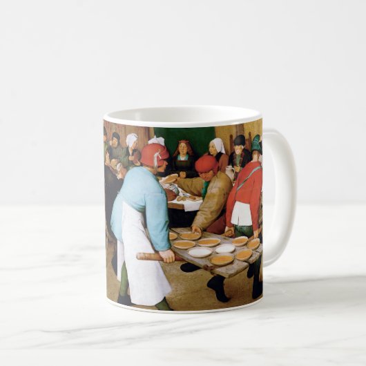 Bauernhochzeit, Pieter Bruegel Kaffeetasse (VorderseiteRechts)