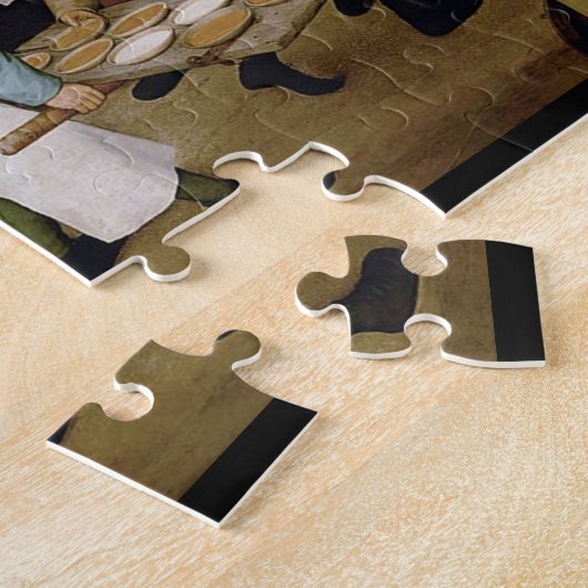 Bauernhochzeit von Peiter Breugel dem Älteren 1567 Puzzle (Seite)