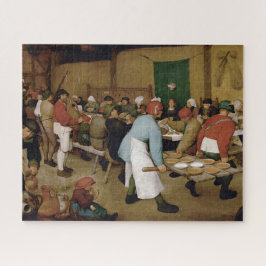 Bauernhochzeit von Pieter Bruegel, der Ältere Puzzle