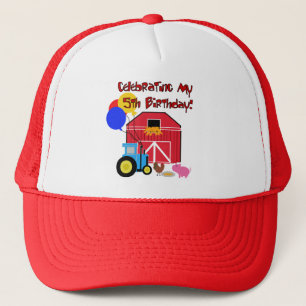 Bauernhof 5th Birthday Tshirts und Geschenke Truckerkappe