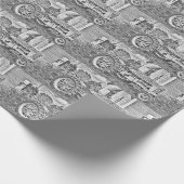 Bauernhof Alle Zugmaschinen-Bauweise Geschenkpapier (Ecke)