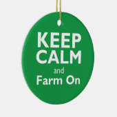 Bauernhof an keramikornament (Rechts)