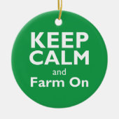 Bauernhof an keramikornament (Vorne)