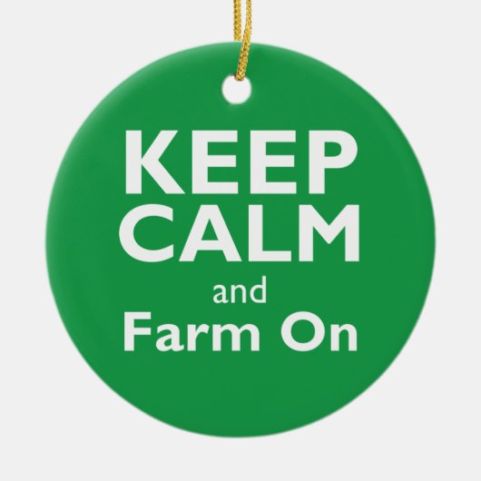 Bauernhof an keramikornament (Vorne)