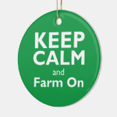 Bauernhof an keramikornament (Links)