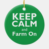 Bauernhof an keramikornament (Hinten)