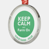 Bauernhof an silbernes ornament (Links)