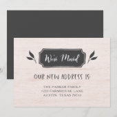 Bauernhof | Änderung der Anschrift Ankündigung (Vorne/Hinten)