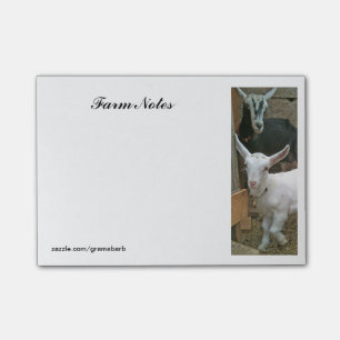 Bauernhof-Anmerkungen Post-it Klebezettel