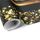 Bauernhof Antikes Vintages Laternenwald Geschenk Geschenkpapier (Rolleneckpunkt)