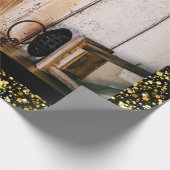 Bauernhof Antikes Vintages Laternenwald Geschenk Geschenkpapier (Ecke)