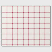 Bauernhof aus weißer und roter Hand gezeichnet kar Geschenkpapier (Flach)