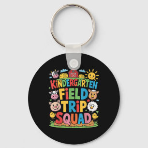 Bauernhof Ausflugsfeld Squad Bauernhof Kindergarte Schlüsselanhänger