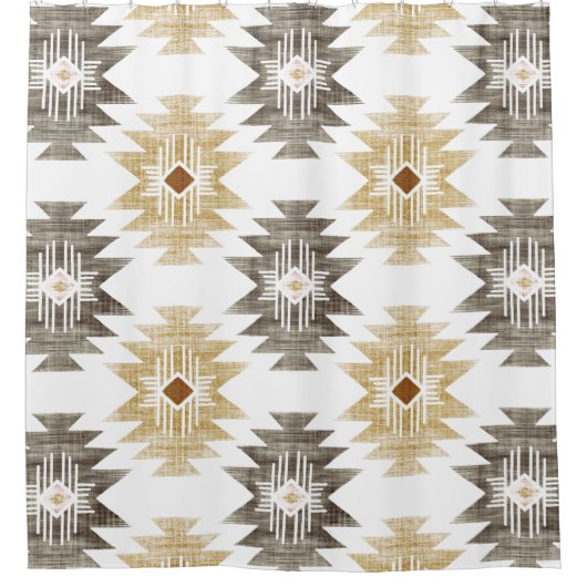 Bauernhof Aztec Duschvorhang (Vorderseite)