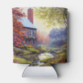 Bauernhof/Bach/Holz/Malerei Dosenkühler (Rückseite)