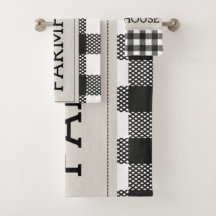 Bauernhof Bad Handtuch Set