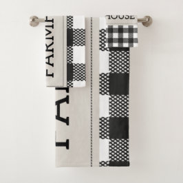 Bauernhof Bad Handtuch Set