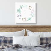 Bauernhof Baumwolltypografie - Behalt Life Simple Leinwanddruck (Insitu (Schlafzimmer))