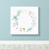 Bauernhof Baumwolltypografie - Behalt Life Simple Leinwanddruck (Insitu (Holzboden))